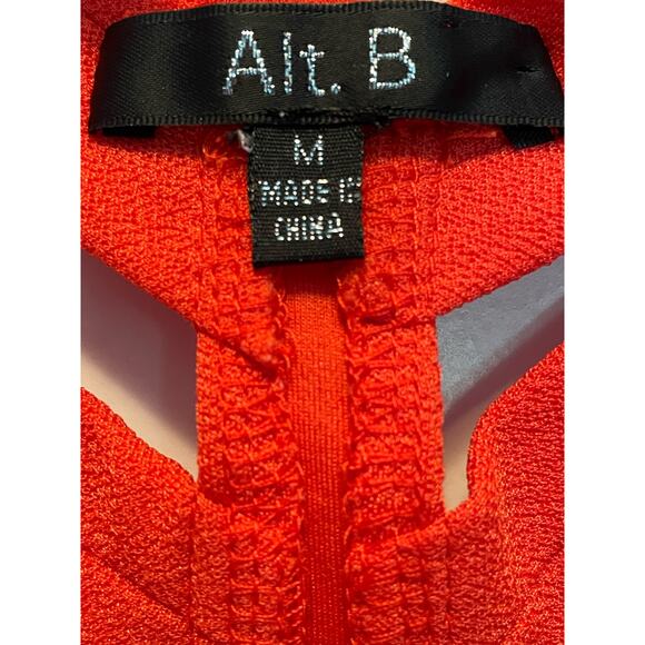 Alt. B Colorblock Retro Mod Sleeveless Sheath Dress size Medium - Picture 3 of 7